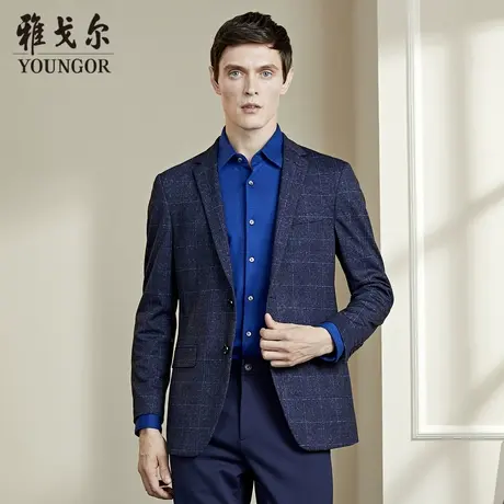 雅戈尔奥莱 商场同款男士西服秋冬新款官方商务正装休闲西服男商品大图