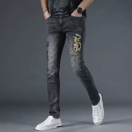 2024夏季新款男士牛仔裤商品大图