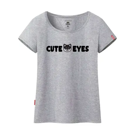 Ohlyah品牌韩版宽松女装t恤短袖字母印花图案半袖大码圆领打底衫图片