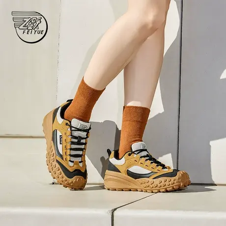 feiyue/飞跃老爹鞋女鞋2024春季新款时尚厚底复古百搭运动鞋A169商品大图