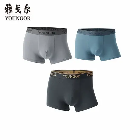 【商场同款】雅戈尔男士内裤新款官方商务休闲男士平角内裤商品大图