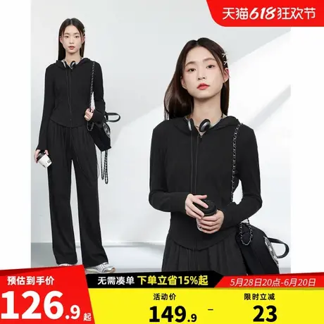 回力初秋新款女装套装女2025新款盐系轻熟两件套一整套早秋穿搭Z1图片