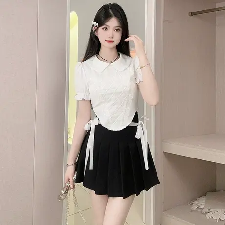 乡美媚2025新款法式复古气质百搭显瘦长袖衬衫女设计感小众上衣图片