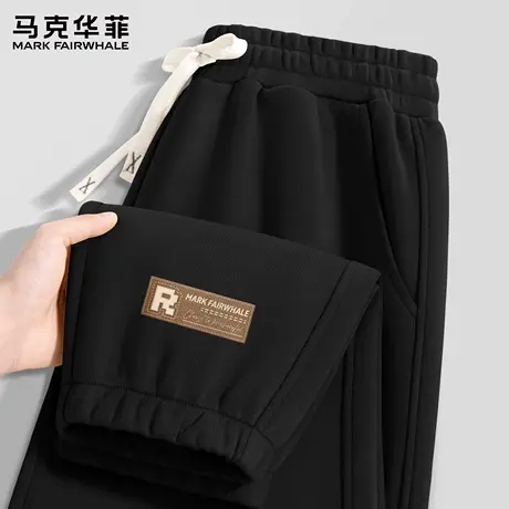 马克华菲美式裤子男款秋季潮流复古卫裤宽松大码男生运动休闲裤X图片
