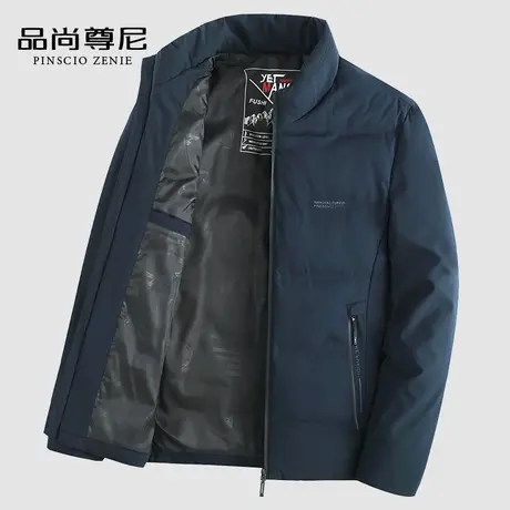 男士羽绒棉服冬季加厚立领短款简约利落立领棉衣外套中老年爸爸装商品大图