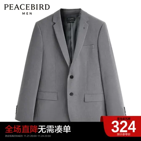 太平鸟男装奥莱  西装男士休闲商务修身西服B1BAC3X07图片