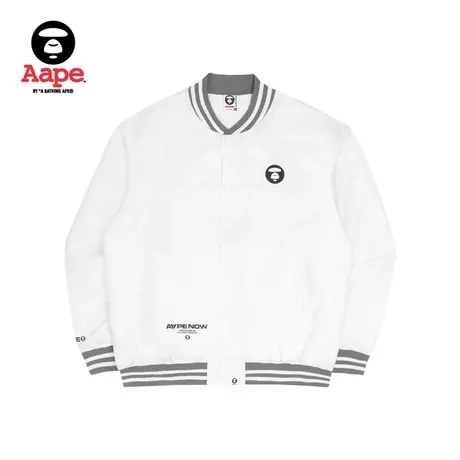 Aape旗舰店男装秋冬字母印花猿颜棒球服夹克外套7529XXJ商品大图