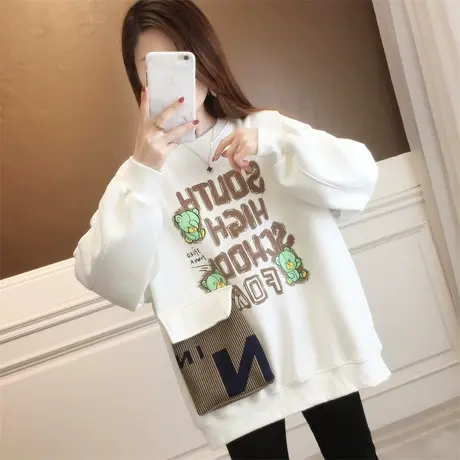 卫衣女2023年新款春秋季韩版宽松设计感小众薄款小个子上衣服外套图片