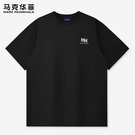 【重磅纯棉】马克华菲男款短袖T恤2025新款夏季美式潮流半袖上衣图片