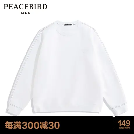 太平鸟男装 春季新款卫衣明线休闲服潮图片