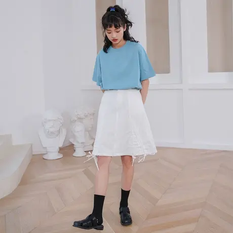 【6折清仓】半身裙小个子新款女夏设计感小众中长款遮胯显瘦图片