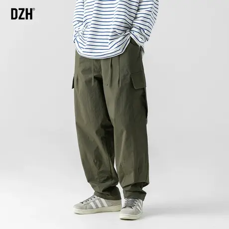 男士速干裤军绿色工装裤男秋季裤子男款休闲长裤百搭宽松裤冲锋裤商品大图