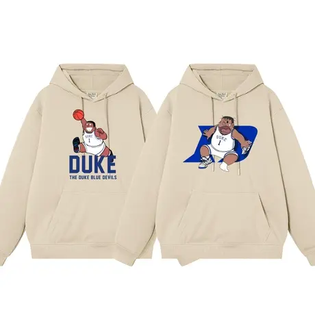 鹈鹕胖虎衣服联名蔡恩威廉森杜克大学ZION篮球运动卫衣连帽男装图片