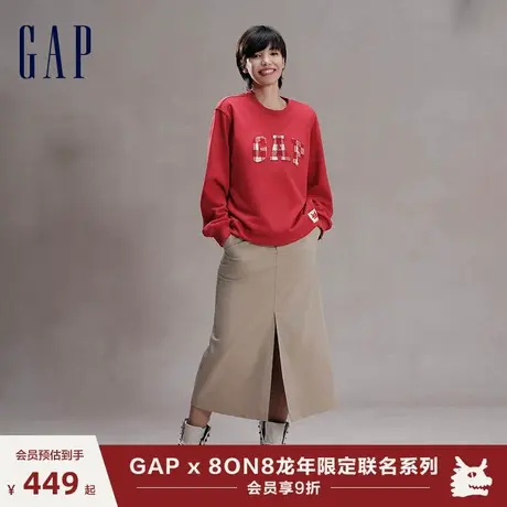 【GAP x 8ON8联名】龙年限定男女装春季2024新年款情侣卫衣892208图片