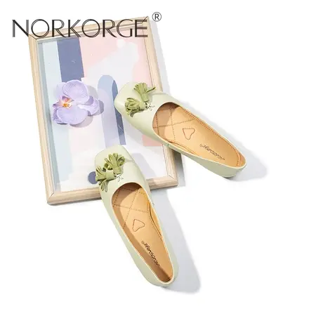 清新浅水绿时装单鞋商品大图