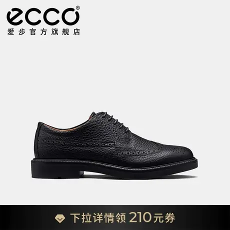 ECCO爱步时尚雕花布洛克皮鞋 春秋款商务正装皮鞋 都市伦敦525614图片