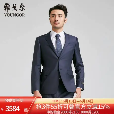 【商场同款】雅戈尔男士西服春季新款官方商务休闲羊毛西装外套男图片