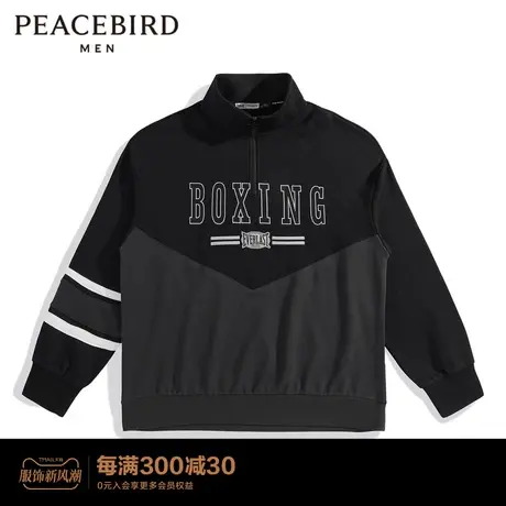 【AIRxPEACE】太平鸟男装 EVERLAT联名半高领潮流卫衣BYBFD2109图片