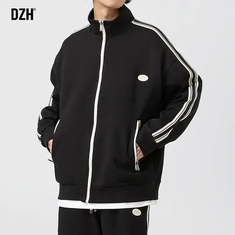 男士开衫外套夹克男春秋潮牌高级感男装2023新款卫衣男款秋装上衣商品大图