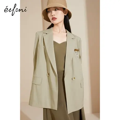 【商场同款】伊芙丽2021年秋季新款纯色针织背心吊带女1C7131631商品大图