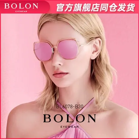 BOLON暴龙新款偏光明星款板材墨镜女潮流防紫外线太阳眼镜BL6078图片