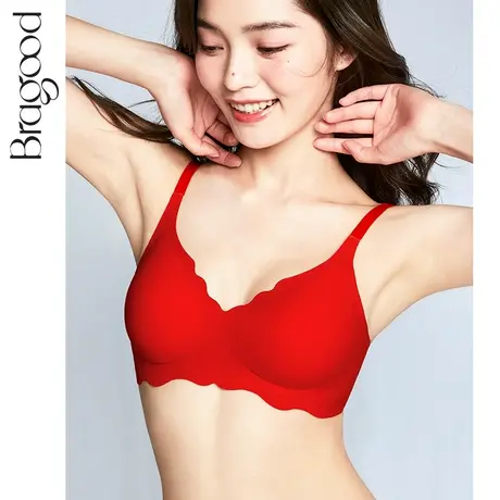 内衣女小胸聚拢无痕无钢圈文胸亲肤舒适3d果冻条收副乳薄款软支撑商品大图