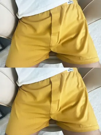宽松纯棉男士内裤男阿罗裤潮流舒适透气全棉男生新款平角裤四角裤商品大图