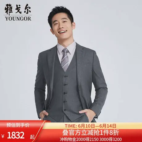【商场同款】雅戈尔男士西服春新款官方商务休闲西装男图片