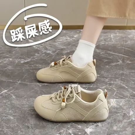 复古德训鞋女2025新款百搭休闲运动鞋软底防滑不累脚商品大图