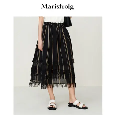 【奥莱清仓保暖季特价 】玛丝菲尔半身裙商品大图