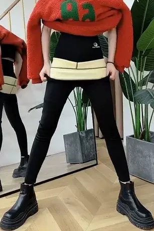 鲨鱼裤女外穿秋冬加绒无痕飞机瑜伽芭比裤高腰提臀收腹打底裤大码图片