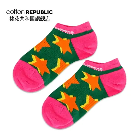 Cotton Republic/棉花共和国女士星星解构提花情侣性感森系学院风商品大图