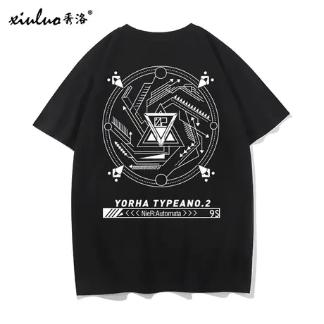 秀洛尼尔机械纪元短袖T恤男女 steam游戏周边2B小姐姐生命体半袖商品大图