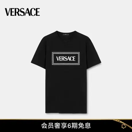 【MD下架】VERSACE/范思哲 女士刺绣90年代复古风Logo T恤图片