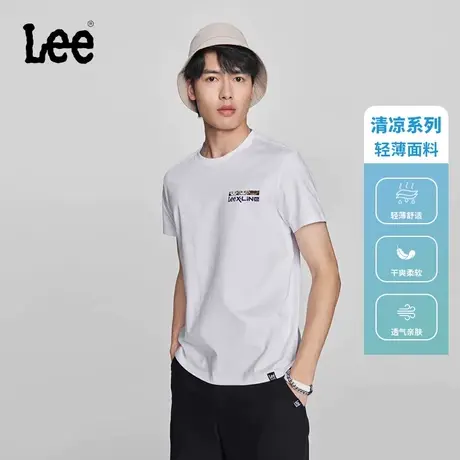 Lee标准版型圆领卡通印花凉感男短袖T恤潮LMT008124202026K11000商品大图