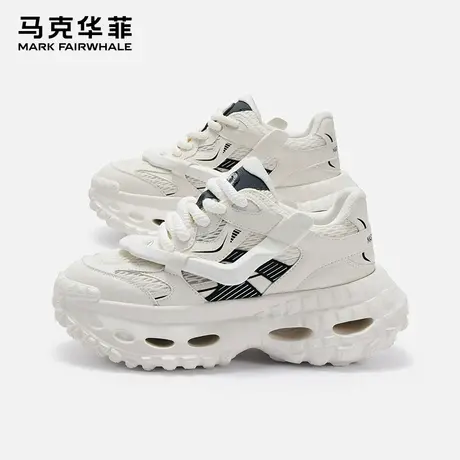 马克华菲男鞋秋冬老爹鞋男厚底增高2025新款轮胎鞋男士运动鞋男款商品大图