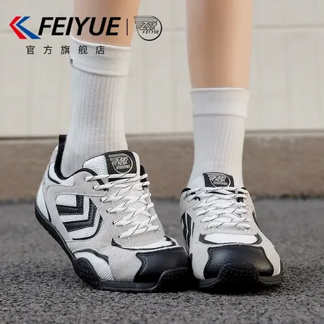 feiyue/飞跃女鞋赛车鞋女2025秋冬新款透气休闲薄底运动德训鞋子商品大图