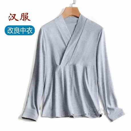 古风交领上衣汉服内搭长袖中衣打底内衬里衣图片