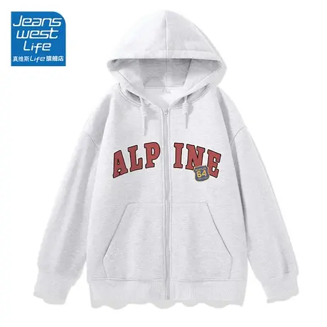 真维斯LIFE卫衣女2023秋季新款爆款oversize宽松显瘦穿搭长袖上衣商品大图