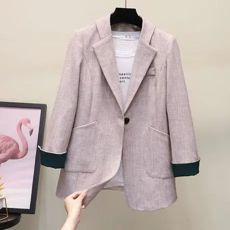 小西装韩版外套女春秋2023新款百搭休闲网红西服套装上衣韩版英伦商品大图