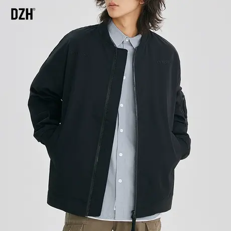 男士黑色刺绣棒球服男秋季薄款美式工装夹克外套2023新款潮牌男装商品大图