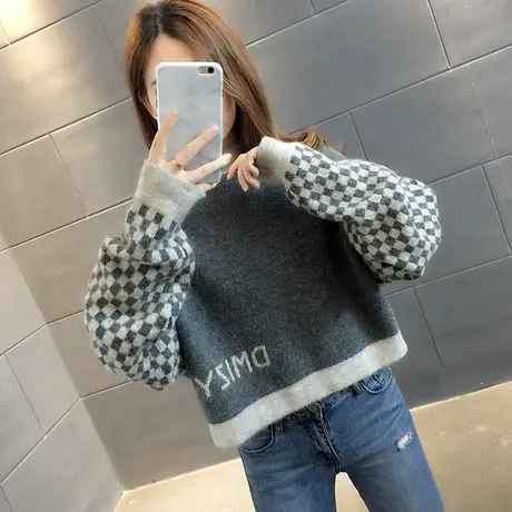 毛衣女装2023年新款秋冬季女士秋款秋装宽松外穿上衣服打底衫洋气图片