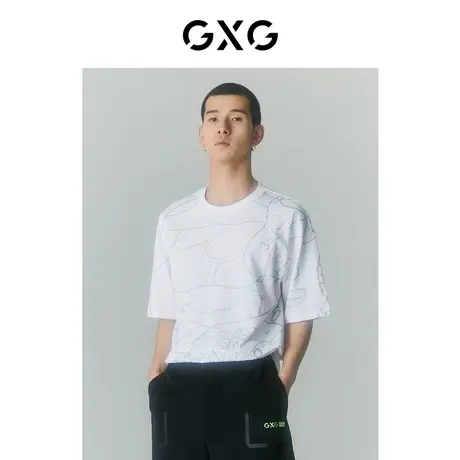 GXG男装 商场同款SHANTELL MARTIN联名系列短袖T恤2022年夏季新品图片