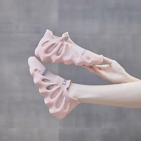 八爪鱼女鞋夏季2023年新款椰子运动休闲网鞋透气网面飞织跑步潮鞋商品大图