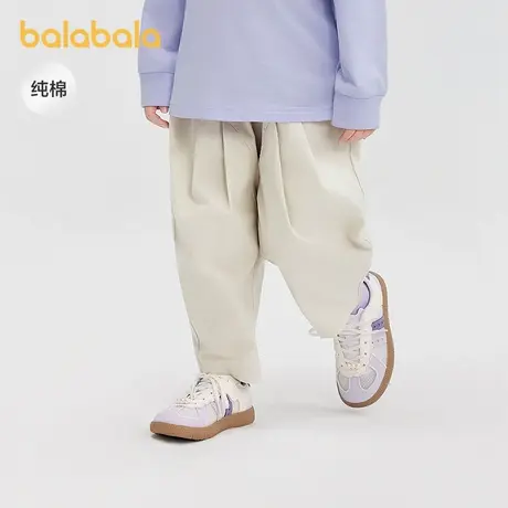 巴拉巴拉balaOne宝宝长裤纯棉裤子女童2025秋新款休闲裤甜美时尚商品大图