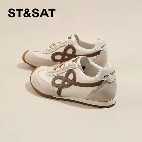 星期六复古软底阿甘鞋女款2026新款春季刺绣德训鞋户外登山休闲鞋商品大图