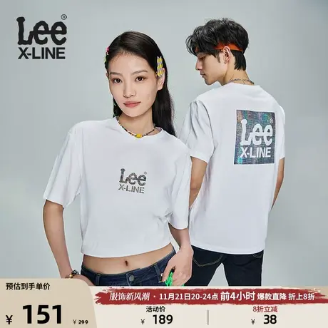 Lee23新品舒适版印花多色男女同款短袖T恤LUT0054424LE图片