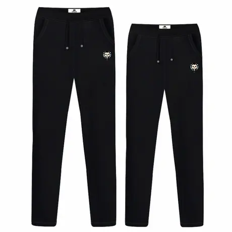 Ohlyah品牌加绒厚休闲卫衣长裤男女士大码印花卡通小脚铅笔裤韩版商品大图