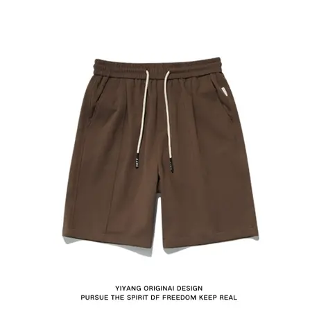 五色入空气层休闲短裤男直筒薄款弹力裤子夏天男款运动卫裤痞帅潮商品大图