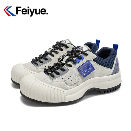 feiyue/飞跃官方休闲运动鞋女生2024春季新款拼色百搭透气板鞋015商品大图